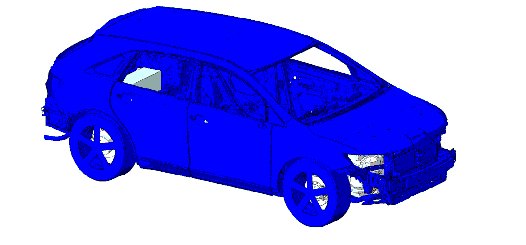 【整车碰撞】12辆“偷油塔”相撞!!!免费领有限元模型+Abaqus Inp文件分割脚本的图2